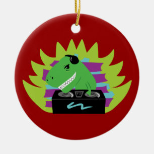 Dj-asaurus Rex Keramikornament