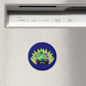 Dj-asaurus Rex Magnet (In Situ (Geschirrspüler))