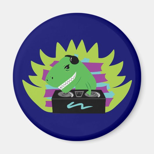 Dj-asaurus Rex Magnet (Vorne)