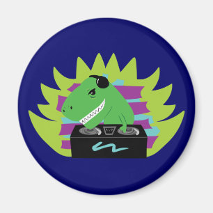Dj-asaurus Rex Magnet