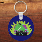 Dj-asaurus Rex Schlüsselanhänger (Vorderseite)