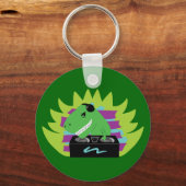 Dj-asaurus Rex Schlüsselanhänger (Vorderseite)