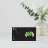 Dj-asaurus Rex T-Rex DJ Business Cards Visitenkarte (Stehend Vorderseite)
