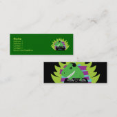 Dj-asaurus Rex T-Rex DJ-Visitenkarten Mini Visitenkarte (Vorne/Hinten)