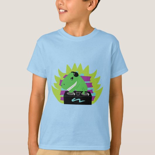 Dj-asaurus Rex T - Shirt (Vorderseite)