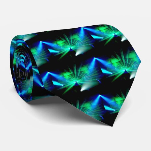 DJ auf den Plattformen deckte Krawatte mit Ziegeln (Gerollt)