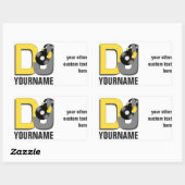 DJ-Aufkleber Rechteckiger Aufkleber (Blatt)