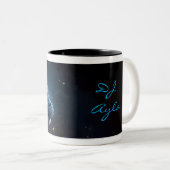 DJ AYLA banner Mug Zweifarbige Tasse (VorderseiteRechts)