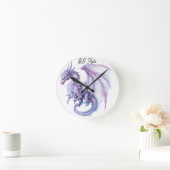 DJ Ayla Dragon Runde Wanduhr (Zuhause)