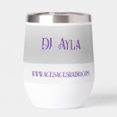DJ Ayla Water Bottle (Rückseite)