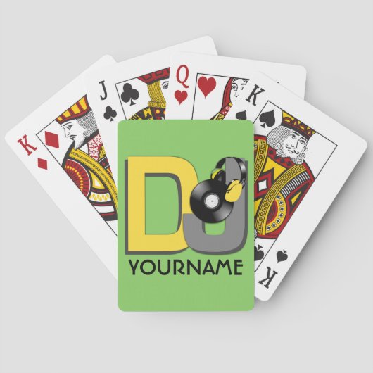 DJ benutzerdefinierte Spielkarten (Rückseite)