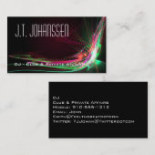 DJ - Berufliche Visitenkarten für die Farbexplosio Visitenkarte (Vorne/Hinten)