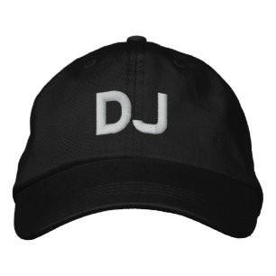 DJ BESTICKTE BASEBALLKAPPE