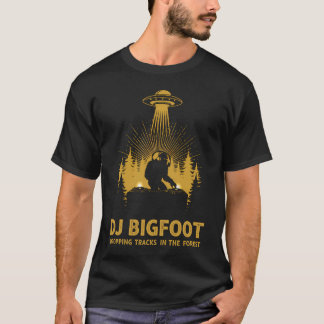 DJ Bigfoot - Ablegen von Spuren im Wald T-Shirt