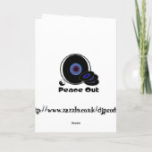 DJ Birthday Card Karte (Rückseite)