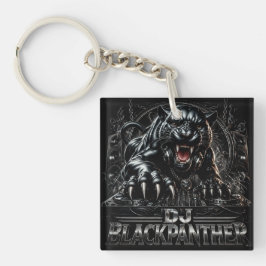 DJ BLACKPANTHER DOPPELSEITIG SCHLÜSSELANHÄNGER