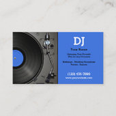 DJ Blue Visitenkarte (Vorderseite)