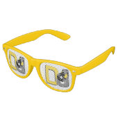 DJ-Brille für benutzerdefinierte Party Sonnenbrille (Schrägansicht)