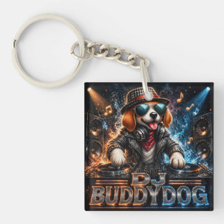 DJ BUDDYDOG DOPPELSEITIG SCHLÜSSELANHÄNGER