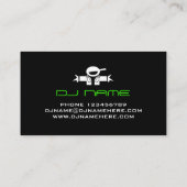 DJ Busines Cards Visitenkarte (Rückseite)