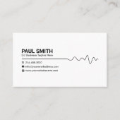DJ Business Card, DJ Event Service, Entertainment Visitenkarte (Vorderseite)