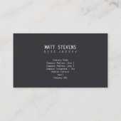 DJ Business Card Loud Lautsprecher Visitenkarte (Rückseite)