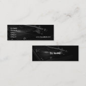 DJ Business Card Mini Visitenkarte (Vorne/Hinten)