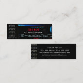 DJ Business Card ver.2 Mini Visitenkarte (Vorne/Hinten)