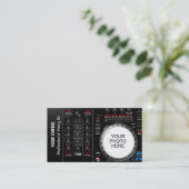 DJ Business Card Visitenkarte (Stehend Vorderseite)