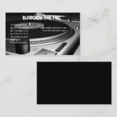 DJ Business Card Visitenkarte (Vorne/Hinten)