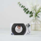 DJ Business Card Visitenkarte (Stehend Vorderseite)