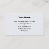 DJ Business Card Visitenkarte (Rückseite)