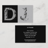 DJ Business Card Visitenkarte (Vorne/Hinten)