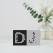 DJ Business Card Visitenkarte (Stehend Vorderseite)