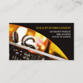 DJ Business Card Visitenkarte (Vorderseite)
