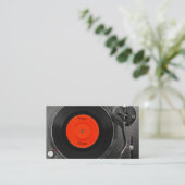 DJ Business Card Visitenkarte (Stehend Vorderseite)