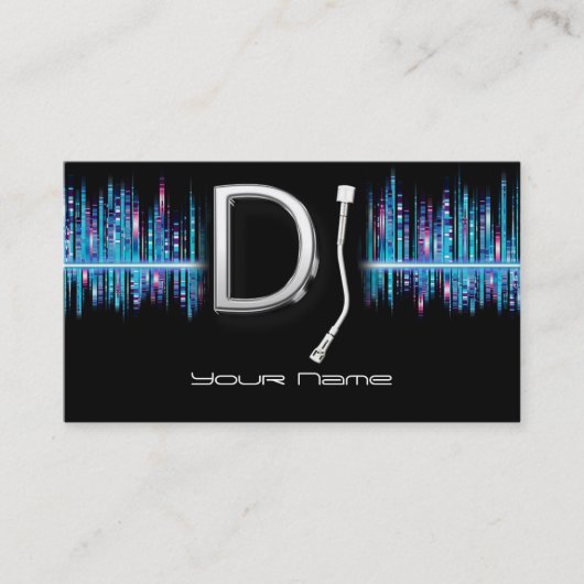 DJ Business Card Visitenkarte (Vorderseite)