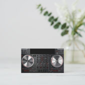DJ Business Card Visitenkarte (Stehend Vorderseite)