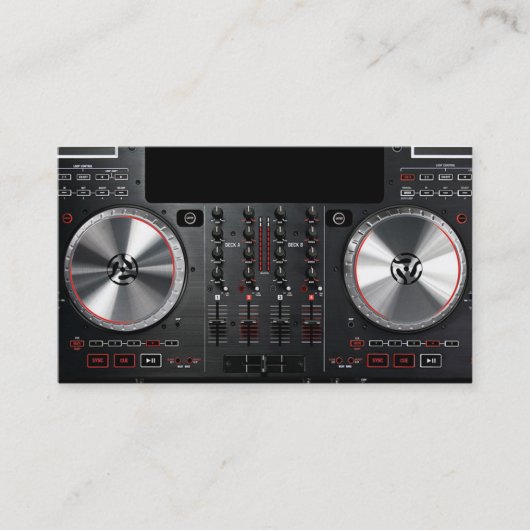 DJ Business Card Visitenkarte (Vorderseite)