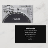 DJ Business Card Visitenkarte (Vorne/Hinten)