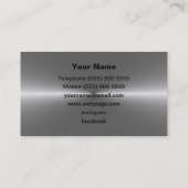 DJ Business Card Visitenkarte (Rückseite)