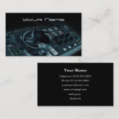 DJ Business Card Visitenkarte (Vorne/Hinten)