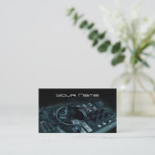 DJ Business Card Visitenkarte (Stehend Vorderseite)