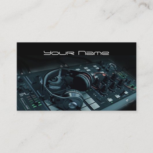 DJ Business Card Visitenkarte (Vorderseite)
