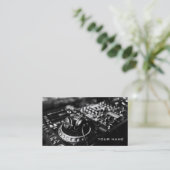 DJ Business Card Visitenkarte (Stehend Vorderseite)