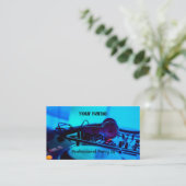 DJ Business Card Visitenkarte (Stehend Vorderseite)