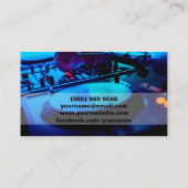 DJ Business Card Visitenkarte (Rückseite)
