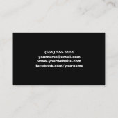 DJ Business Card Visitenkarte (Rückseite)