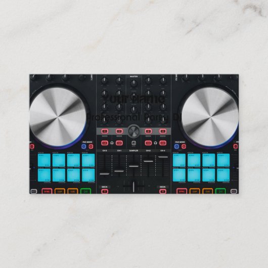 DJ Business Card Visitenkarte (Vorderseite)
