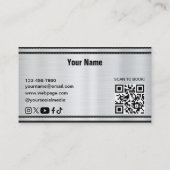 DJ Business Card Visitenkarte (Rückseite)